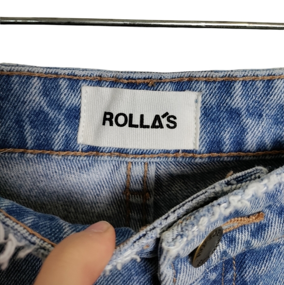 NWT Rolla's Dusters Ankle length Jeans Light Wash High Waisted Size 30 straight - Picture 5 of 9